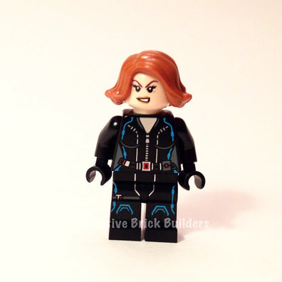 LEGO Minifigure-Black Widow (Short Hair)-Super Heroes / Avengers-SH186-Creative Brick Builders